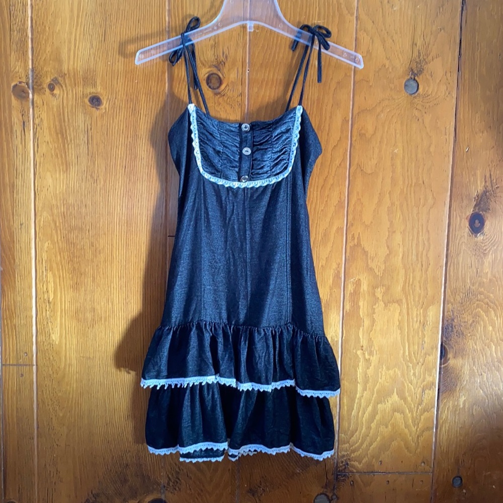 Y2K black dress 😵😵🥵